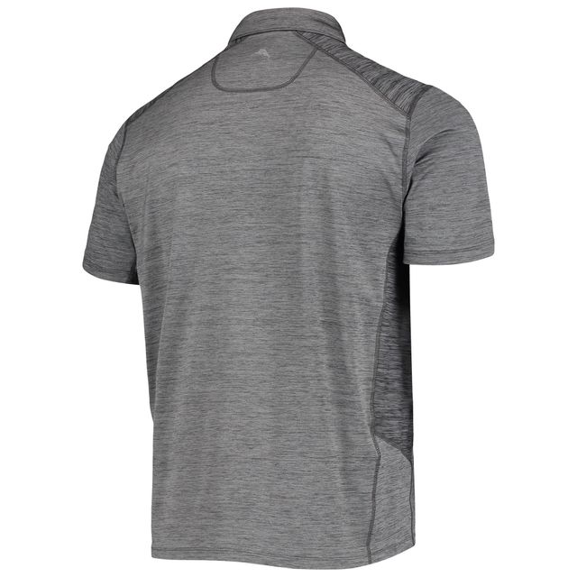 Polo Tommy Bahama gris Oregon Ducks Delray IslandZone pour homme