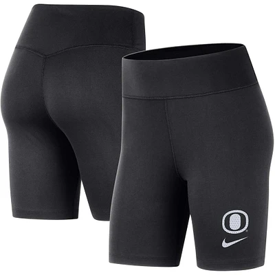 Short de cycliste performance Nike Oregon Ducks pour femme, noir
