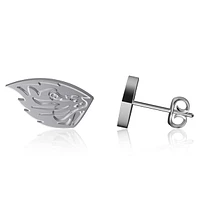 Dayna Designs Boucles d'oreilles en argent avec logo de l'équipe des castors de l'état de l'Oregon