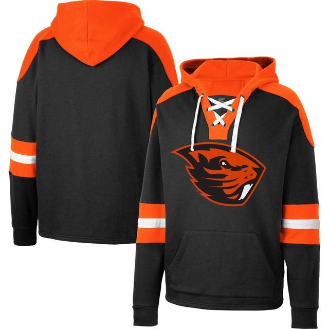 Sweat à capuche lacets Colosseum Oregon State Beavers 4.0 pour homme, noir