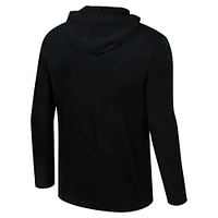 Men's Colosseum Black Oregon State Beavers Logo Lockup Active Blend Long Sleeve  T-Shirt Hoodie
