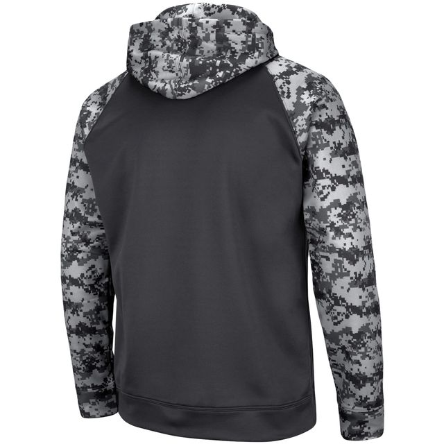 Colosseum Charcoal Oregon State Beavers OHT Military Appreciation Digital Camo Sweat à capuche pour homme