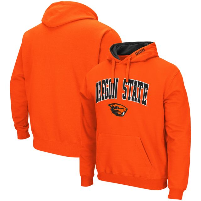 Sweat à capuche Colosseum Orange Oregon State Beavers Arch & Logo 3.0 pour homme
