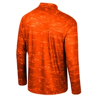 Men's Colosseum Orange Oregon State Beavers Carson Raglan Quarter-Zip Jacket