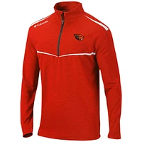 Men's Columbia Orange Oregon State Beavers Scorecard Quarter-Zip Jacket