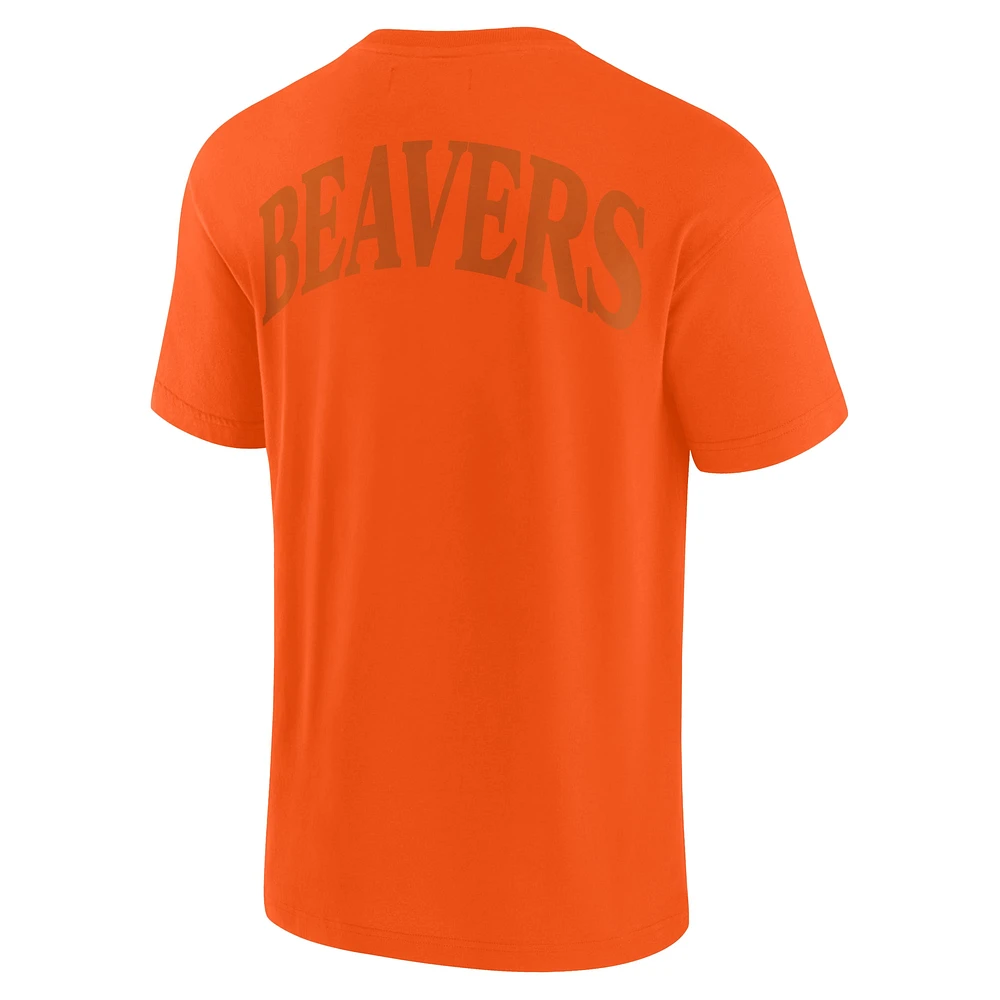Men's Fanatics Orange Oregon State Beavers Iconic T-Shirt