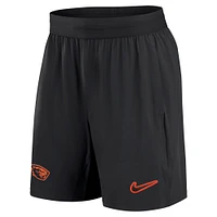 Men's Nike Black Oregon State Beavers 2024/25 Sideline Performance Woven Shorts
