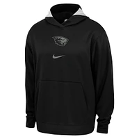 Men's Nike Black Oregon State Beavers Basketball Spotlight Performance Pullover Hoodie