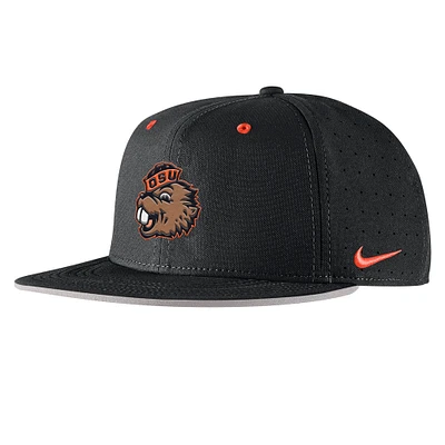 Casquette de baseball Nike noire Oregon State Beavers On-Field Performance pour homme