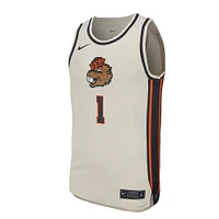 Men's Nike  Natural Oregon State Beavers Replica Basketball Jersey
