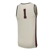 Men's Nike  Natural Oregon State Beavers Replica Basketball Jersey