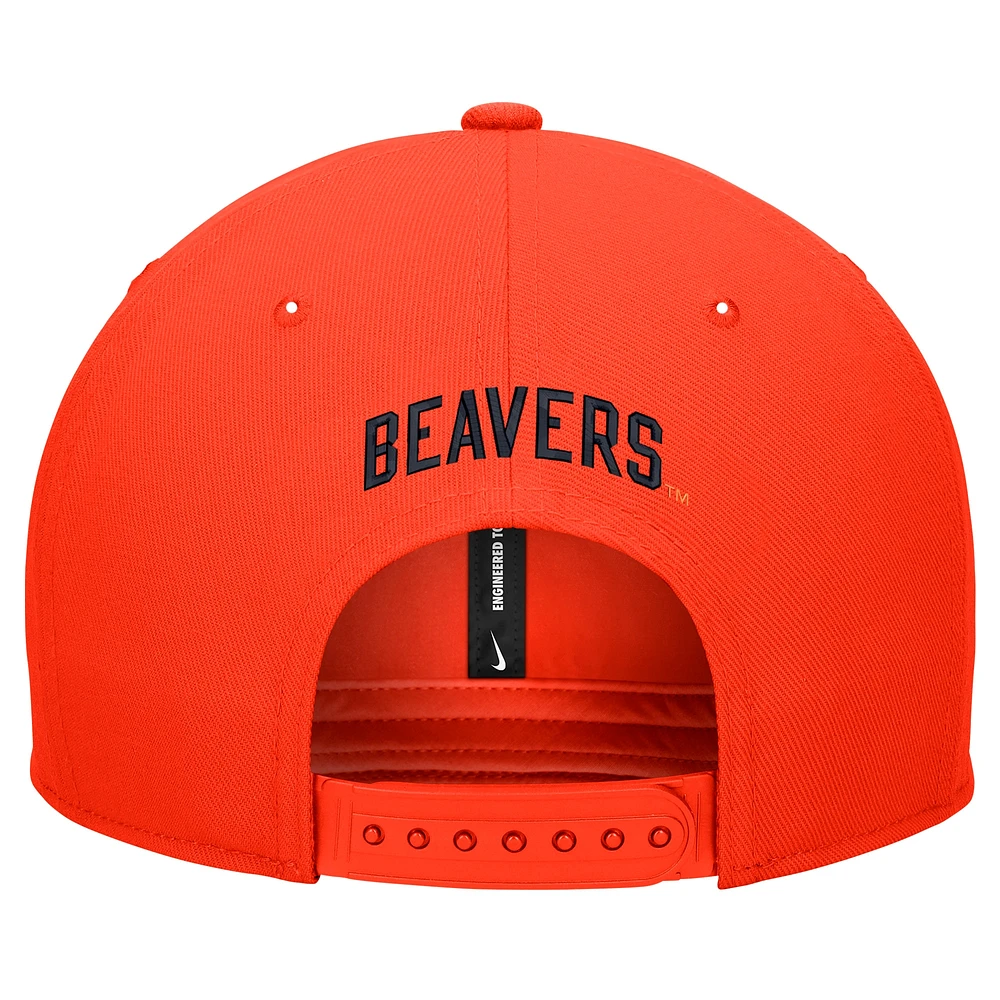 Men's Nike Orange Oregon State Beavers Pro Snapback Hat