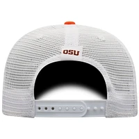 Men's Top of the World  Orange/White Oregon State Beavers Victory Baseline Adjustable Trucker Hat