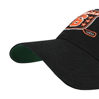 Men's '47 Black Original 6 Cross Sticks Clean Up Adjustable Hat