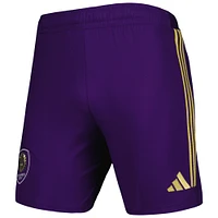 Men's adidas Purple Orlando City SC 2023 Away AEROREADY Authentic Shorts