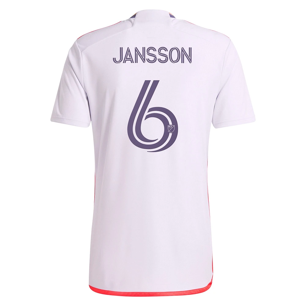 Men's adidas Robin Jansson Purple Orlando City SC 2024 Legacy Kit Replica Player Jersey
