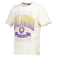 Men's Cream Orlando City SC '90s Heavyweight Relaxed T-Shirt
