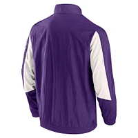 Men's Fanatics  Purple Orlando City SC Net Goal Raglan Full-Zip Track Jacket