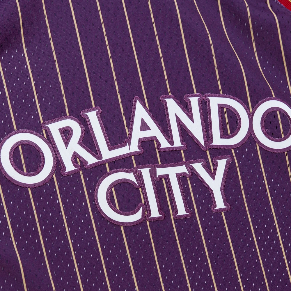 Men's Mitchell & Ness Purple Orlando City SC 10th Anniversary Swingman Basketball Jersey