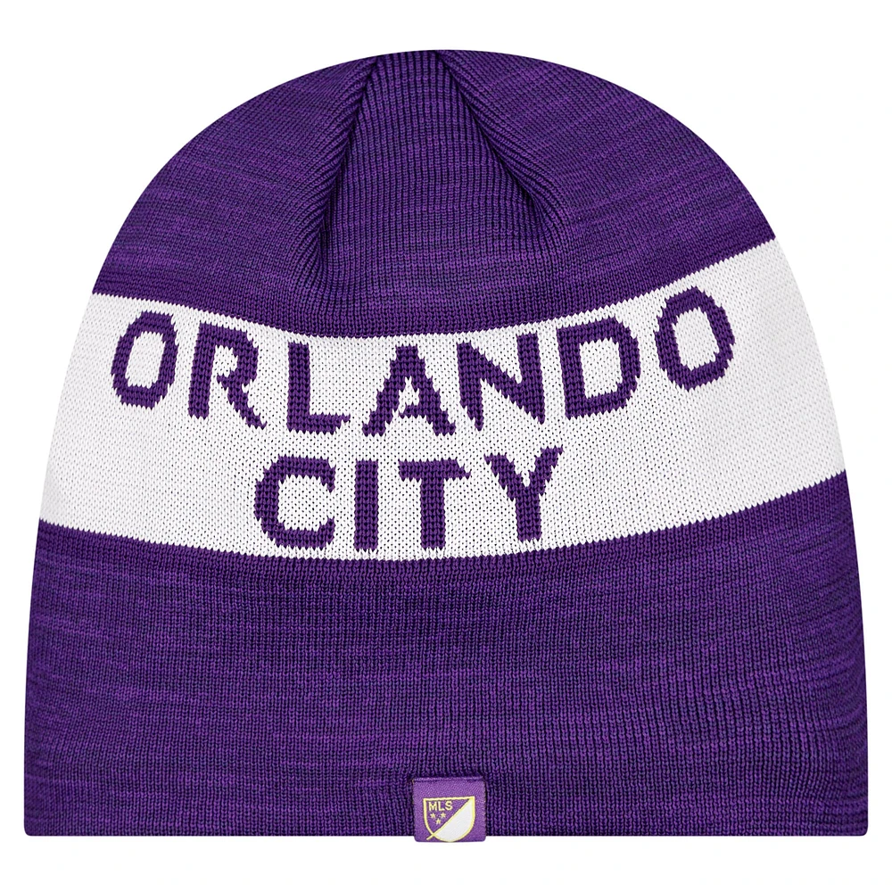 Men's New Era Purple Orlando City SC 2025 Kickoff Beanie