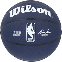 Jalen Suggs Orlando Magic Autographed Wilson 2023-24 City Edition Collector's Basketball