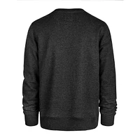 Men's '47 Heather Black Orlando Magic Tribeca Emerson Pullover Sweatshirt