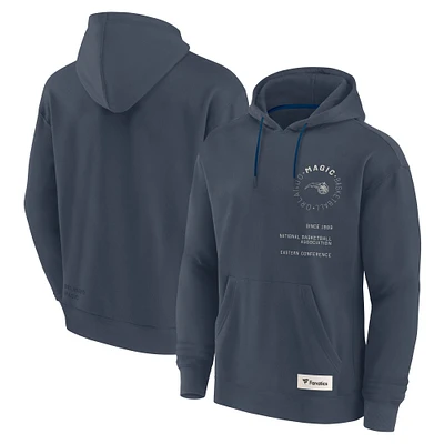 Sweat à capuche Premium Fanatics bleu Orlando Magic Future Ground Info Elements pour homme