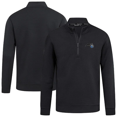 Men's Levelwear  Black Orlando Magic Accolade Cushion Quarter-Zip Pullover