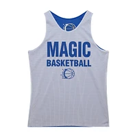 Men's Mitchell & Ness Blue/White Orlando Magic Hardwood Classics Reversible Mesh Practice Jersey
