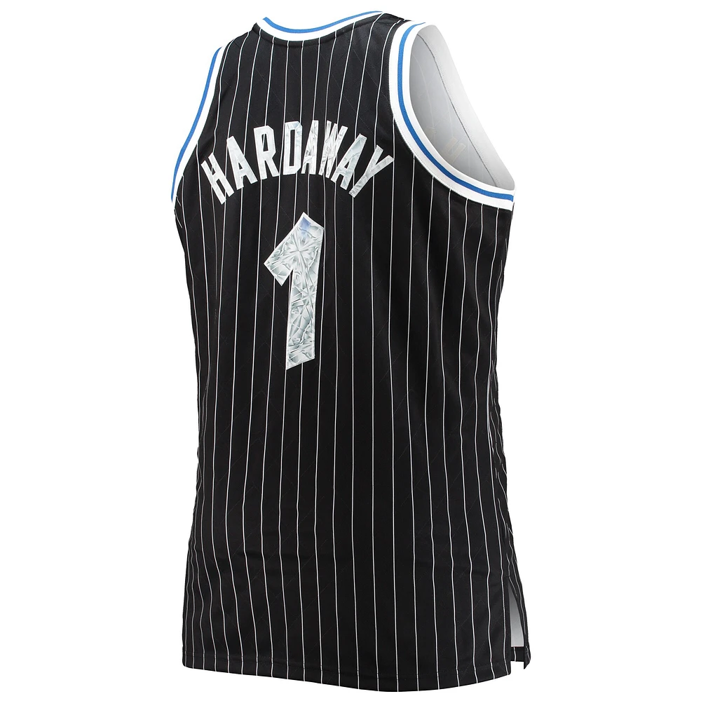 Men's Mitchell & Ness Penny Hardaway Black Orlando Magic Big Tall 1994/95 NBA 75th Anniversary Diamond Swingman Jersey