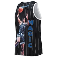 Men's Mitchell & Ness Penny Hardaway Black Orlando Magic Hardwood Classics Player Tank Top
