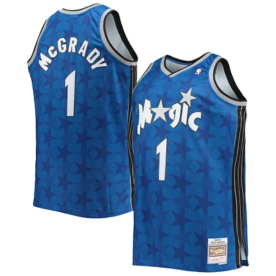 Maillot Swingman Mitchell & Ness Tracy McGrady Orlando Magic Big Tall 2000/01 Hardwood Classics pour hommes, bleu