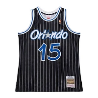 Men's Mitchell & Ness Vince Carter Black Orlando Magic 2009/10 Hardwood Classics Swingman Jersey