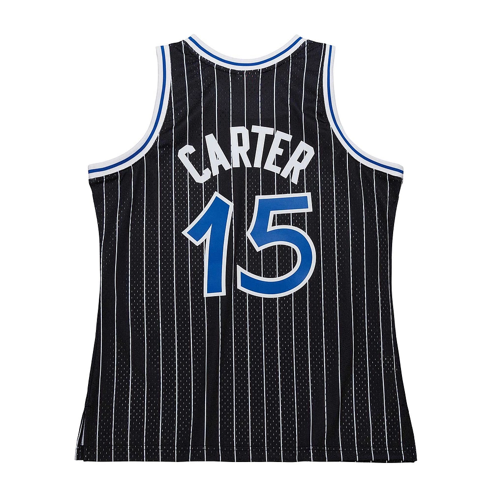 Men's Mitchell & Ness Vince Carter Black Orlando Magic 2009/10 Hardwood Classics Swingman Jersey