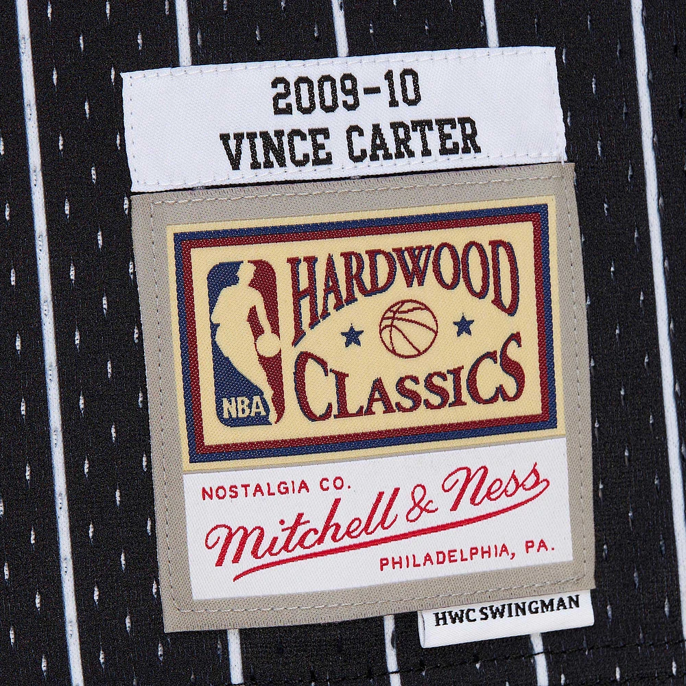 Men's Mitchell & Ness Vince Carter Black Orlando Magic 2009/10 Hardwood Classics Swingman Jersey