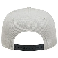 Men's New Era Gray Orlando Magic Throwback Corduroy Golfer Snapback Hat