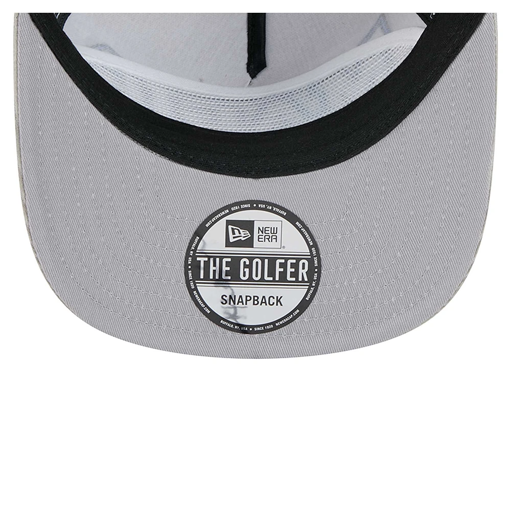 Men's New Era Gray Orlando Magic Throwback Corduroy Golfer Snapback Hat