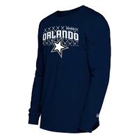 Men's New Era  Navy Orlando Magic 2024/25 City Edition Long Sleeve T-Shirt