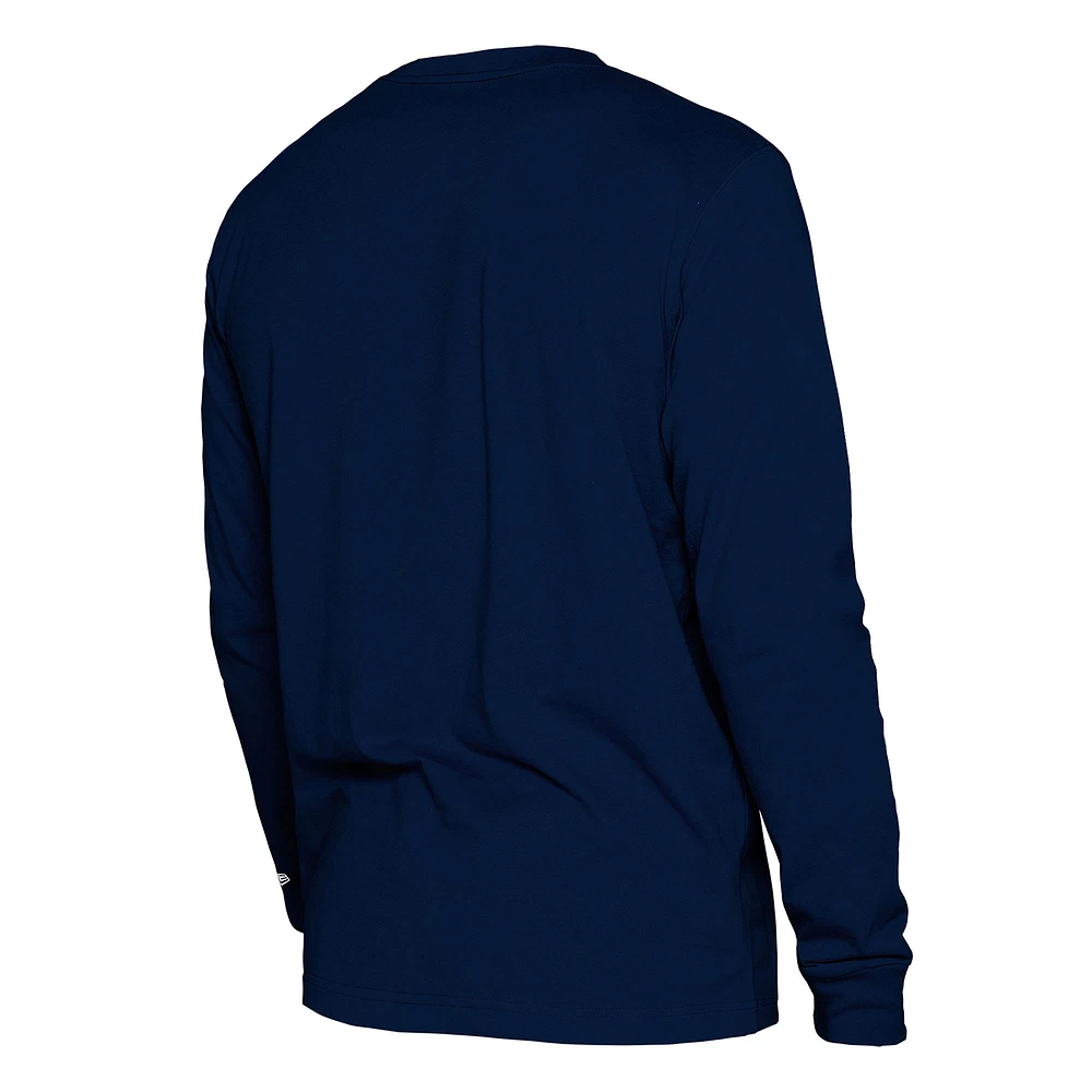 Men's New Era  Navy Orlando Magic 2024/25 City Edition Long Sleeve T-Shirt