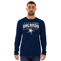 Men's New Era  Navy Orlando Magic 2024/25 City Edition Long Sleeve T-Shirt