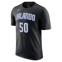 Men's Nike Cole Anthony Black Orlando Magic Icon 2022/23 Name & Number T-Shirt