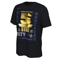 Men's Nike Paolo Banchero Black Orlando Magic 2023 NBA Rookie of the Year T-Shirt