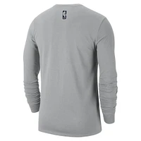 Men's Nike Silver Orlando Magic 2024/25 City Edition Essential Logo Long Sleeve T-Shirt