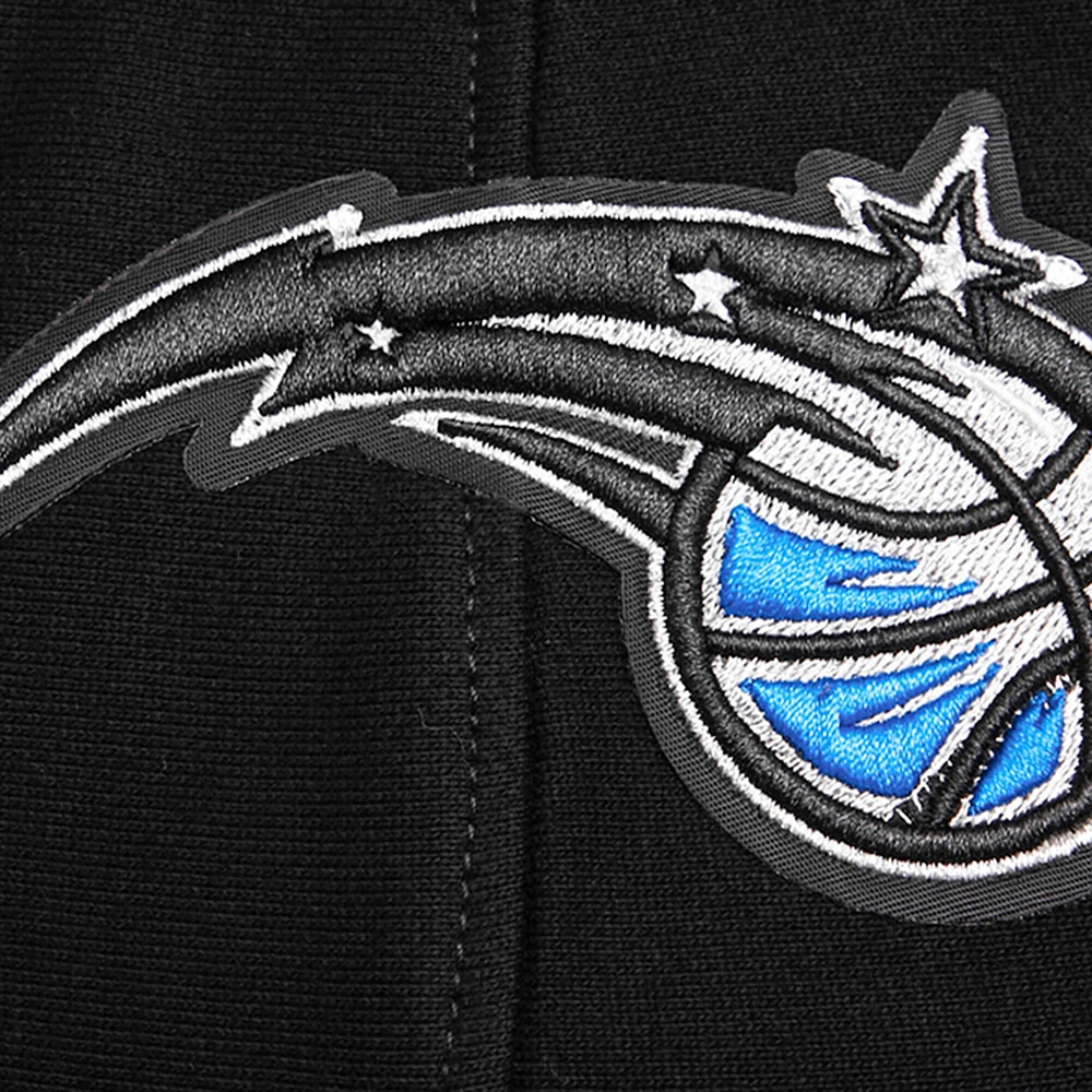 Men's Pro Standard Black Orlando Magic Script Tail Pullover Hoodie