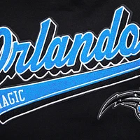 Men's Pro Standard Black Orlando Magic Script Tail Pullover Hoodie