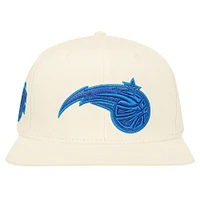 Casquette Snapback Pro Standard Crème Orlando Magic Logo Pop pour hommes