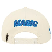 Casquette Snapback Pro Standard Crème Orlando Magic Logo Pop pour hommes