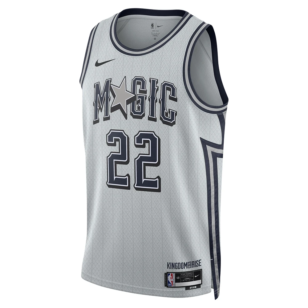 Unisex Nike Franz Wagner Silver Orlando Magic 2024/25 Swingman Player Jersey - City Edition