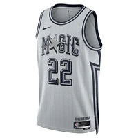 Unisex Nike Franz Wagner Silver Orlando Magic 2024/25 Swingman Player Jersey - City Edition