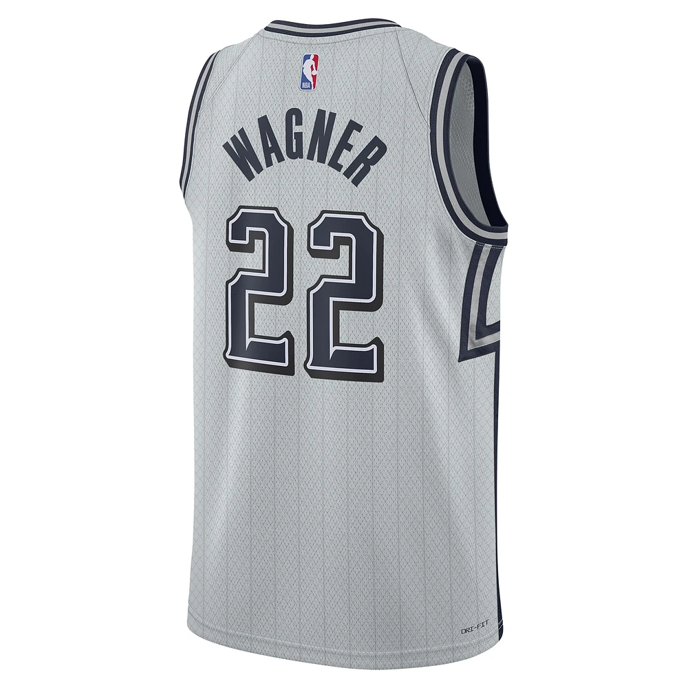 Unisex Nike Franz Wagner Silver Orlando Magic 2024/25 Swingman Player Jersey - City Edition